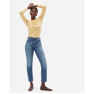 NWT Everlane The '90s Cheeky Straight Jean Color Vintage Sunbleached Blue Sz 31